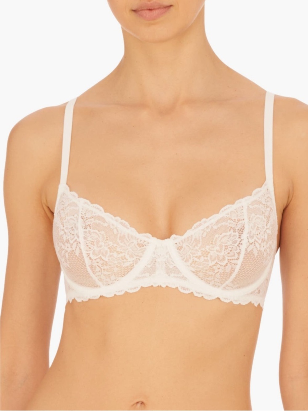 🆕 Natori Heavenly Lace Convertible Balconette Bra